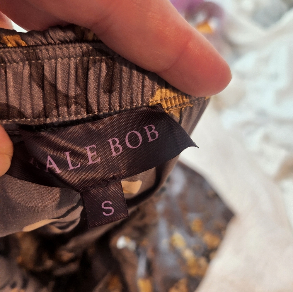 Hale Bob Gray and Gold Floral Jumpsuit - Picture 7 of 10